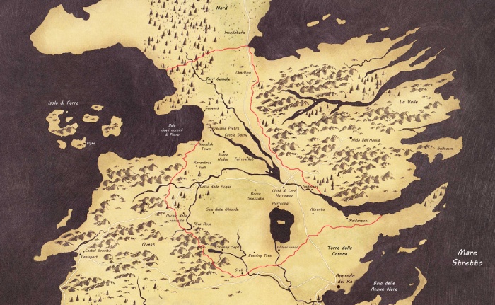 Mappa generale: le Terre dei Fiumi